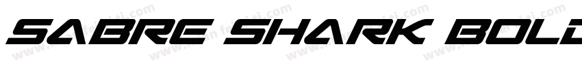 Sabre Shark Bold字体转换